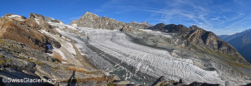 29.07.2018: Allalingletscher (Walliser Alpen), Standort 2