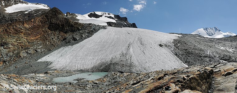 20.08.2011: Alphubelgletscher (Walliser Alpen), Standort 2