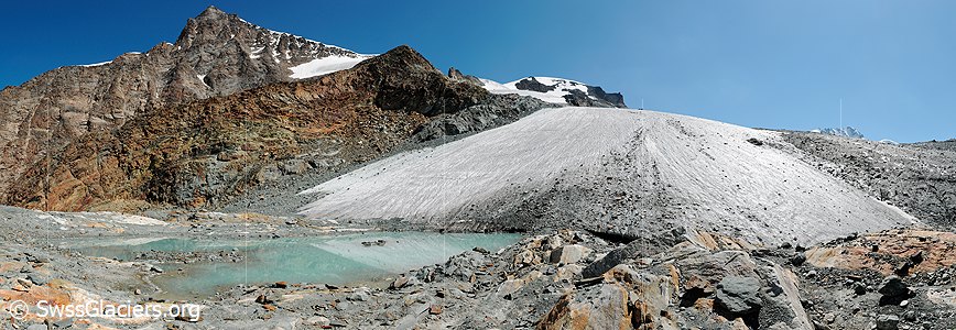 20.08.2011: Alphubelgletscher (Walliser Alpen), Standort 3