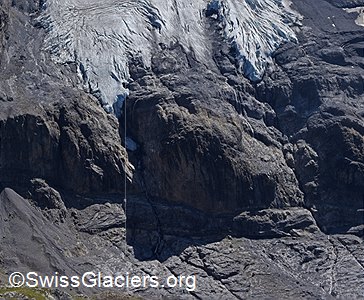 21.08.2020: Blüemlisalpgletscher (Berner Alpen), Westlicher Abbruch