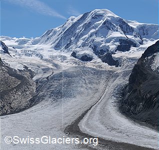 26.08.2008: Grenzgletscher (Walliser Alpen), Standort 1