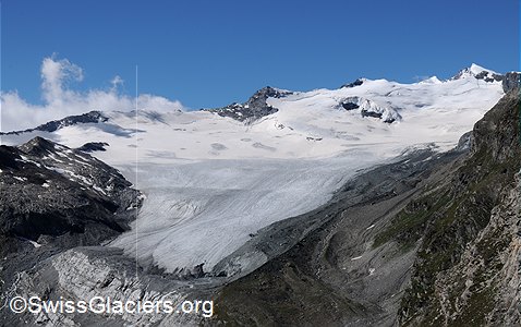 02.08.2008: Schwarzberggletscher (Wallis, Schweiz), Standort 7