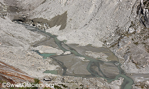 Nördlicher Teil des Gletschervorfeldes am 19.9.2022