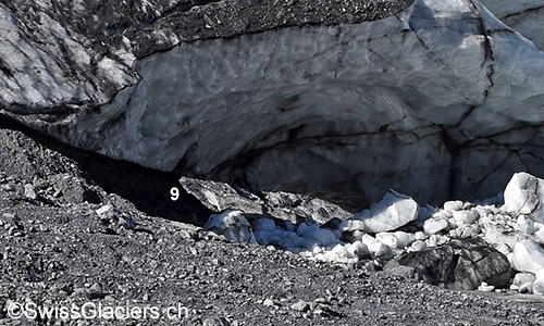 Eisschild von Süden am 27.9.2019.