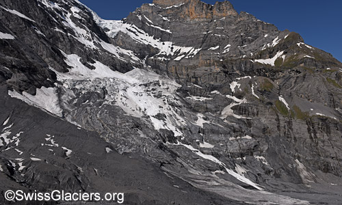 Nördlicher Teil des Gamchigletschers. Stand 17.6.2023