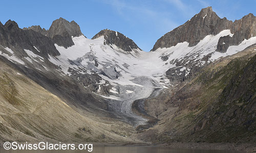 Oberaargletscher am 18. Juli 2025.