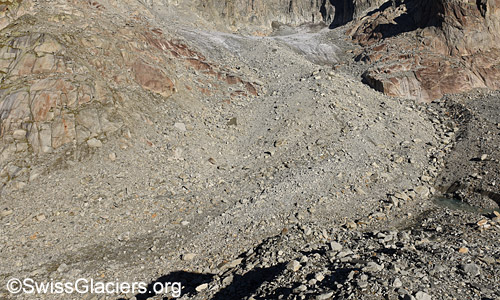 Westteil des Sidelengletschers am 29.9.2023.