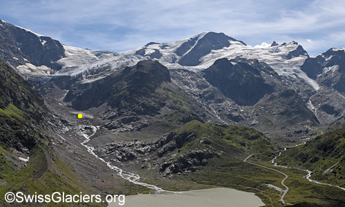 Steigletscher/Steingletscher am 18. August 2023.