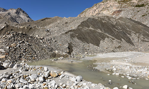 Front des Unteraargletschers am 19. September 2025.