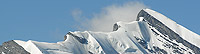 Vorher/Nachher Vergleichsfotos vom Doldenhorngletscher (Berner Oberland, Schweizer Alpen) anzeigen.
