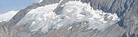 Vorher/Nachher Vergleichsfotos vom Fieschergletscher (Fiesch, Wallis, Schweizer Alpen) anzeigen.