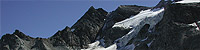 Vorher/Nachher Vergleichsfotos vom Tälligletscher (Binntal, Wallis, Schweizer Alpen) anzeigen.