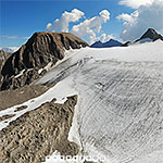 Rappegletscher von Westen am 31.7.2018