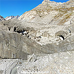 Gletscherende Unteraargletscher am 25.9.2018