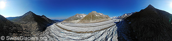 Grosser Aletschgletscher (Luftaufnahme)