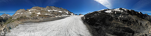 Blick über den Kanderfin am 19.7.2020