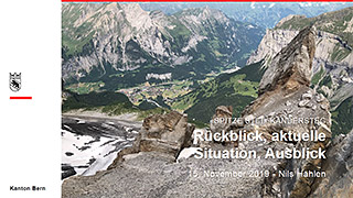 PDF Bergsturzgebiet «Spitze Stei»: Rückblick, aktuelle Situation, Ausblick