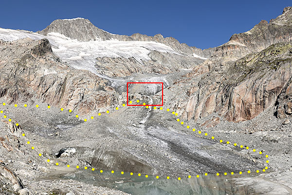 Tiefengletscher und Galenstock am 28.8.2017.