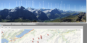 Startseite der interaktiven Panoramatour durch die Schweiz aufrufen.